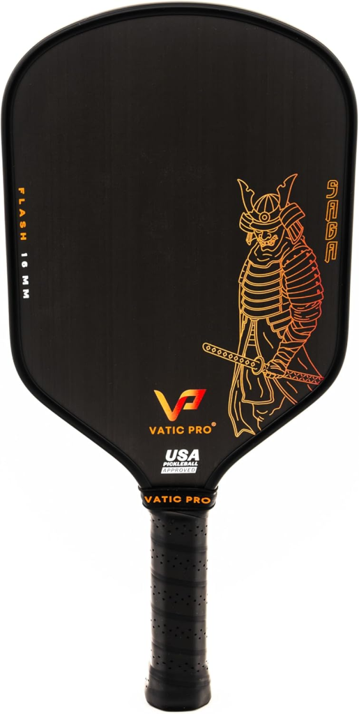 Vatic Pro Saga 16mm - Raw Carbon Fiber - Includes Paddle Cover